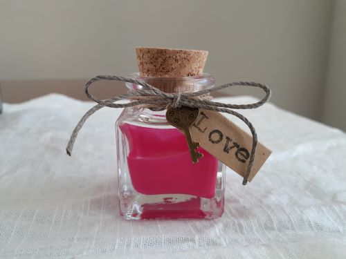 Easy to Make Valentine’s Day Love Potion Bottle